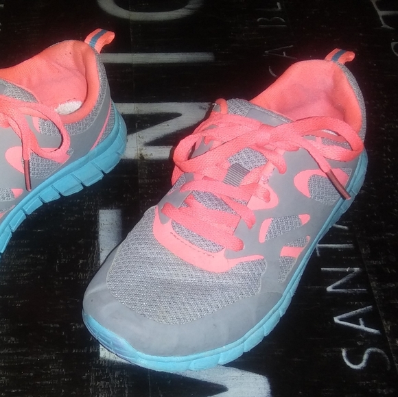 MAN MADE WOMENS PINK AND GREY DANSKIN NOW SHOES - Picture 3 of 8